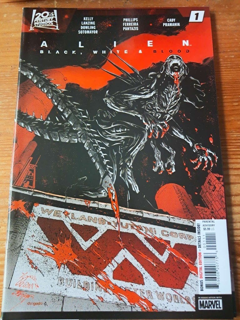 Alien :black, white & red compleet, Boeken, Strips | Comics, Ophalen, Amerika, Complete serie of reeks, Nieuw
