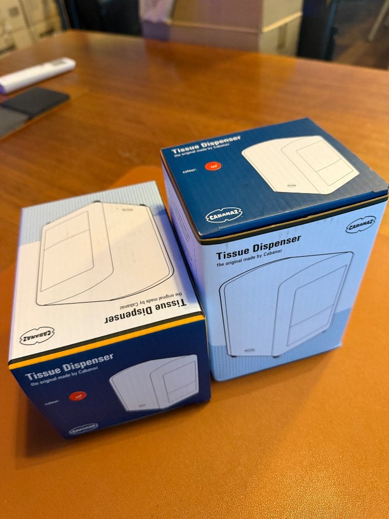 Tissue Dispenser, Ophalen, Nieuw, Rood