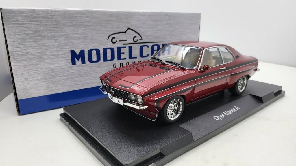 Opel Manta A Irmscher donker rood 1974, Hobby en Vrije tijd, Overige merken, Overige merken, Auto, Nieuw