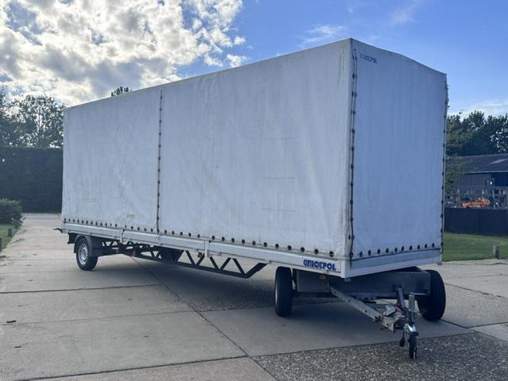 Schamelwagen Volume 7,5x2,3 meter Grote aanhanger, Gebruikt