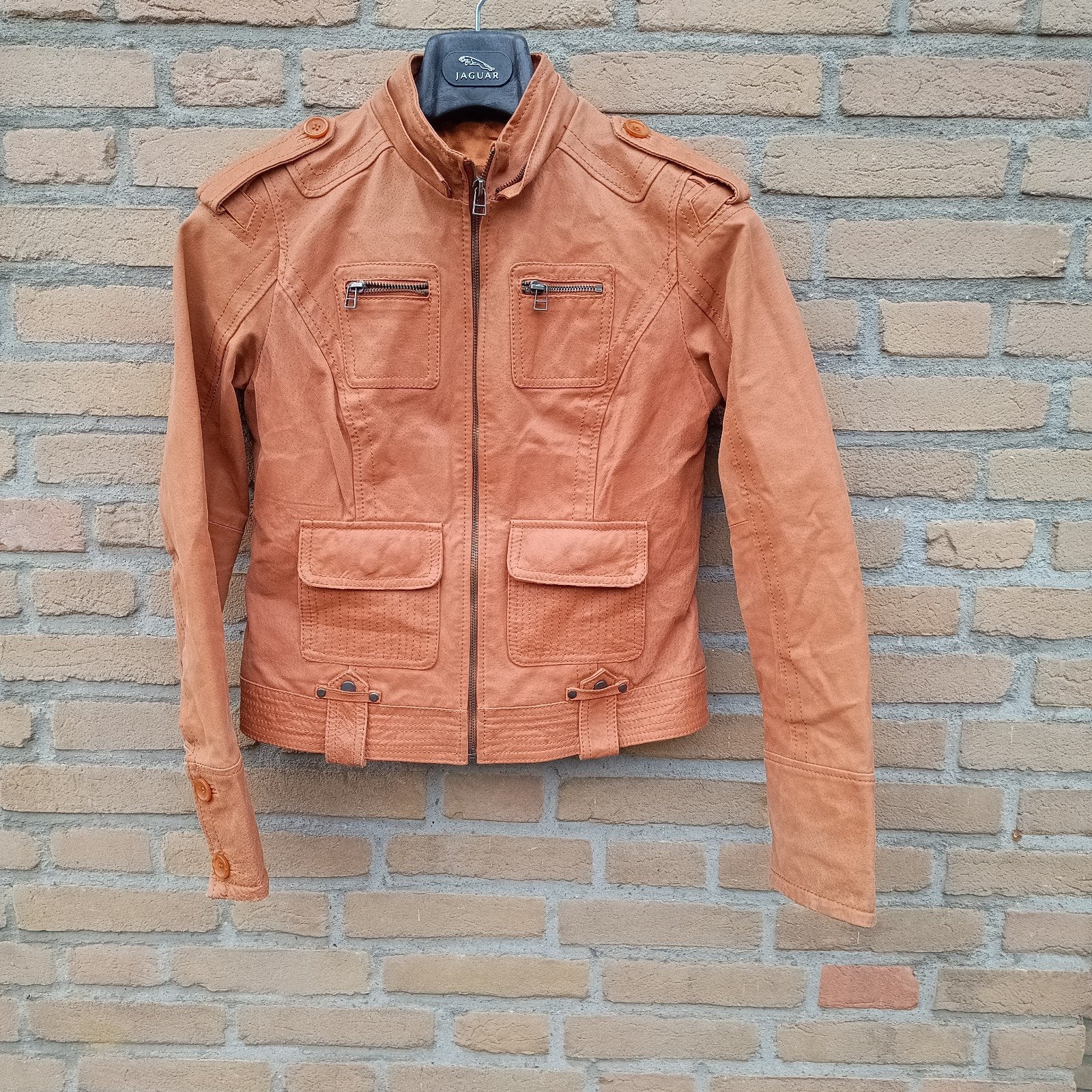 Leren jack 36 S zgan Rainbow colllection echt runderleer zga, Kleding | Dames, Rainbow, Bruin, Ophalen of Verzenden, Zo goed als nieuw