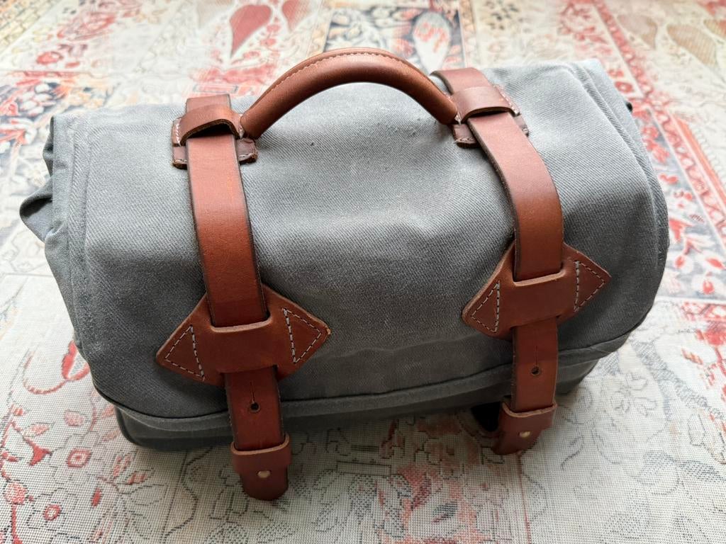 Tanner Goods Field Camera Bag Canvas Leather Cameratas, Ophalen of Verzenden, Zo goed als nieuw, Schoudertas