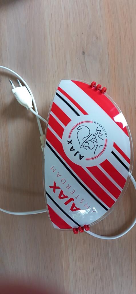 Ajax plafondlamp en wandlamp., Huis en Inrichting, Ophalen of Verzenden, Gebruikt, Voetbal, Sport, Modern