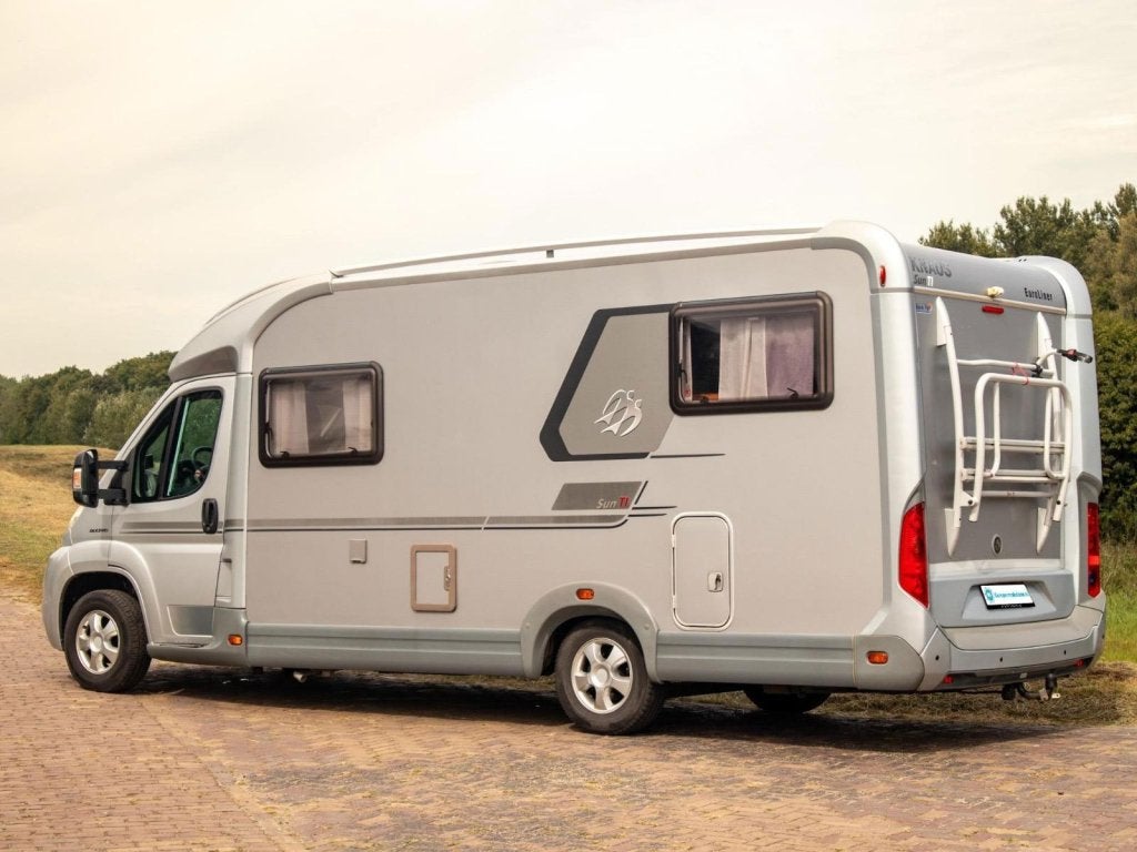 Knaus Sun Ti 650 MEG 3.0 195pk,2pers Lengtebed, Caravans en Kamperen, Reservewiel, Ringverwarming, Fiat, Bedrijf