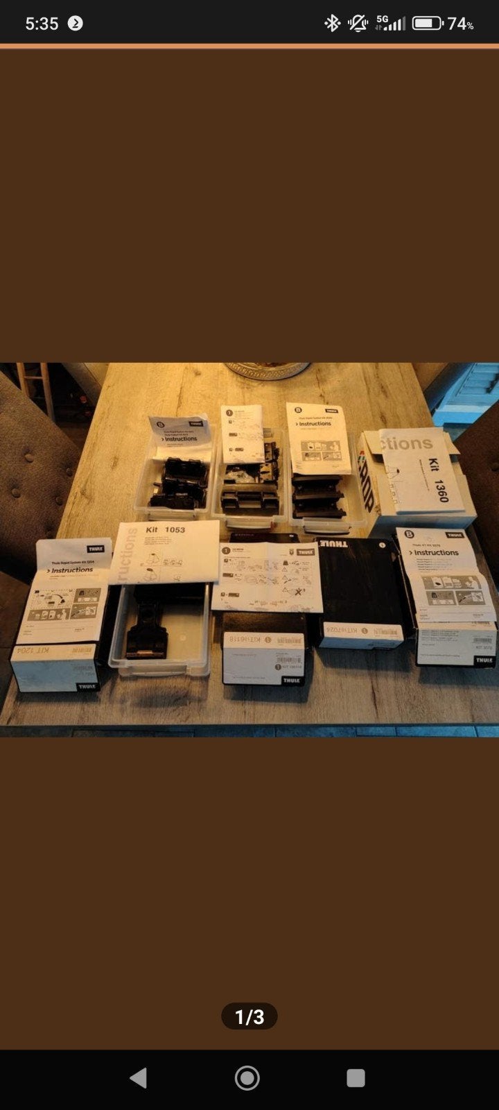 thule kitset 5144,5129,5197, 7154,,3033,5155,,5146, Auto diversen, Dakdragers, Ophalen of Verzenden