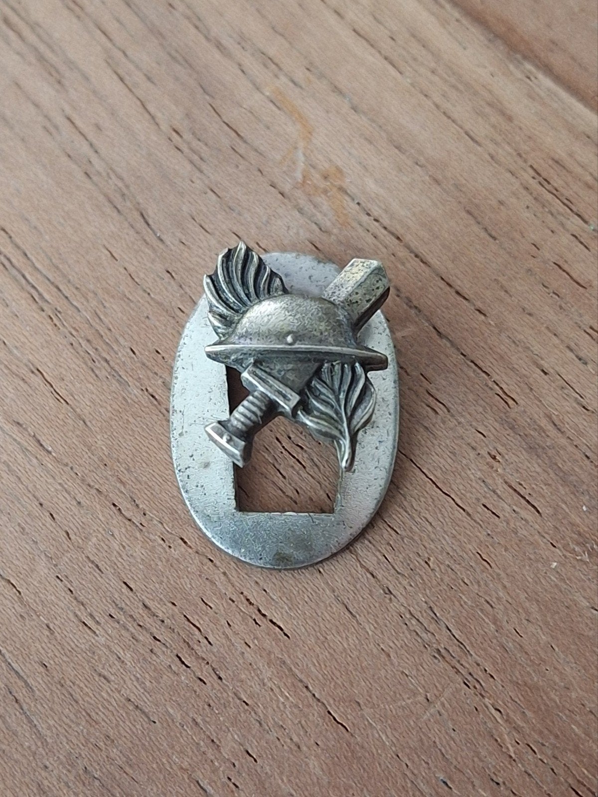 Demobilisatie knoopsgat insigne 1945-1949, Ophalen of Verzenden, Landmacht, Embleem of Badge