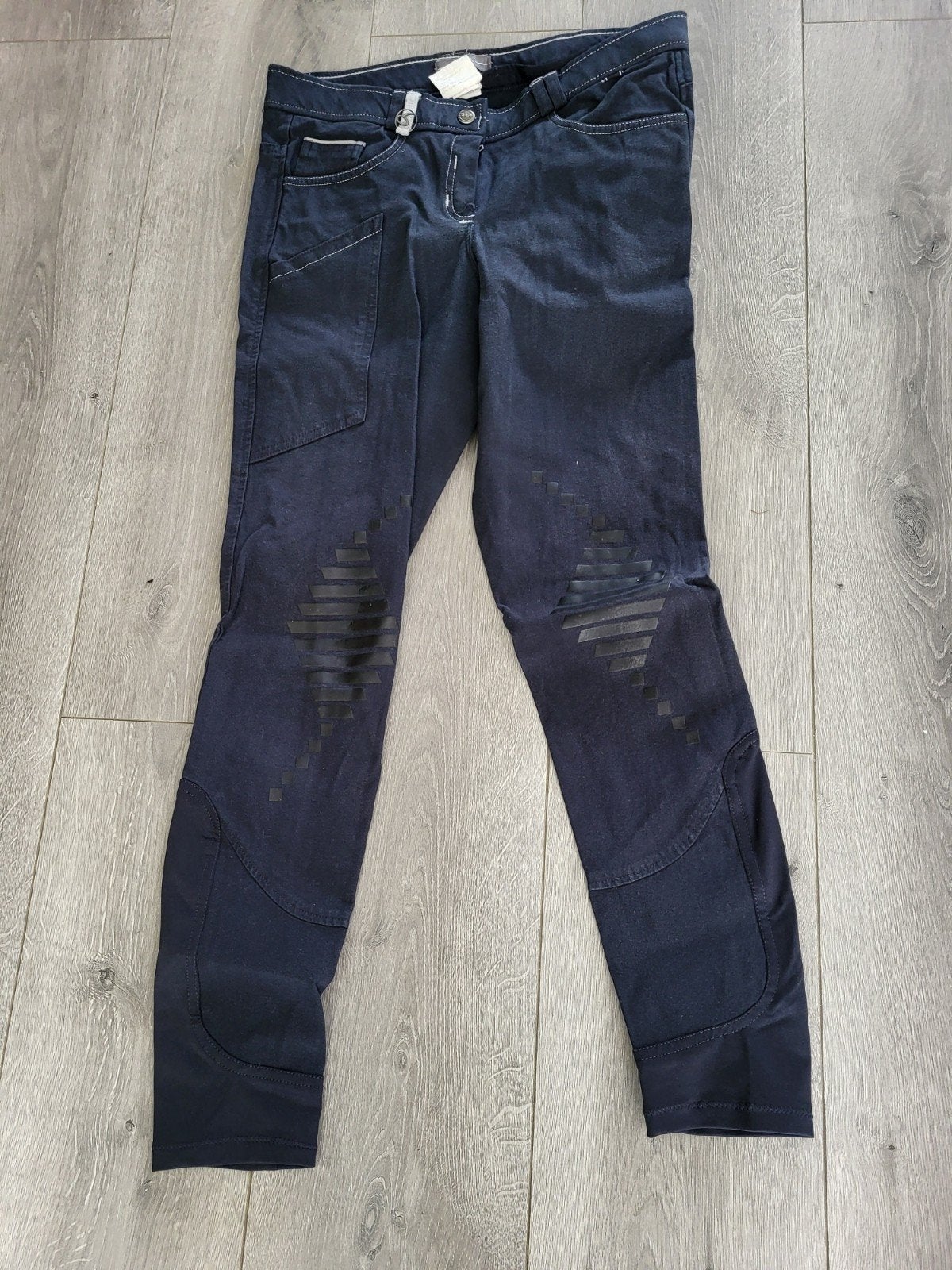 TE KOOP DONKER BLAUWE PAARDRIJBROEK MAAT 40, Dieren en Toebehoren, Ophalen of Verzenden, Onderkleding