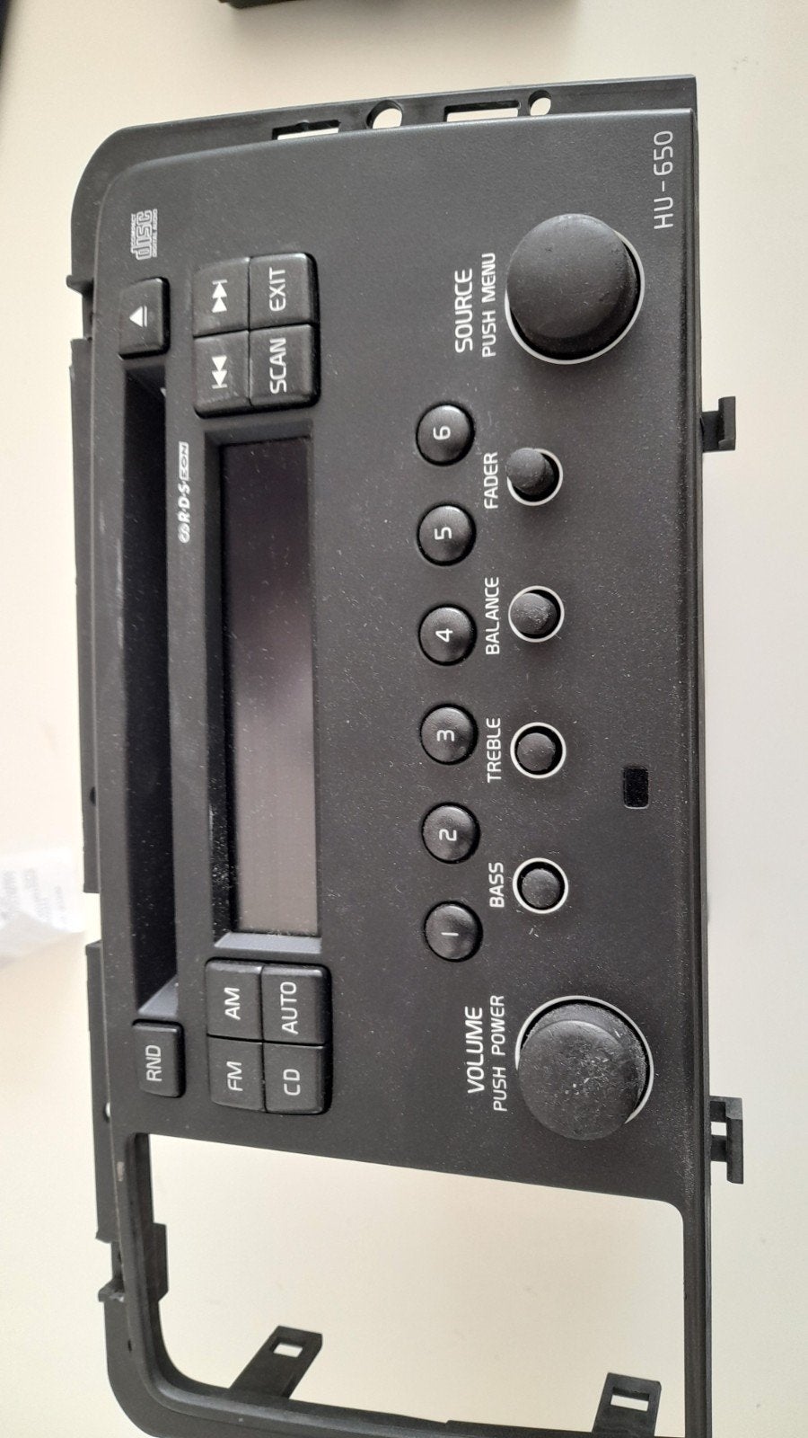 volvo radio, Ophalen, Gebruikt