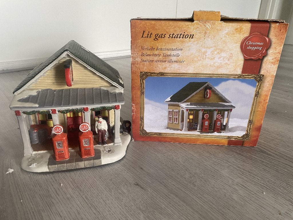 compleet kerstdorp, Diversen, Ophalen, Gebruikt