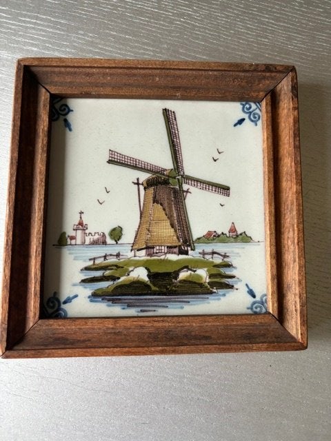 Keramische tegeltje Koninklijke Tichelaar Makkum, Ophalen of Verzenden