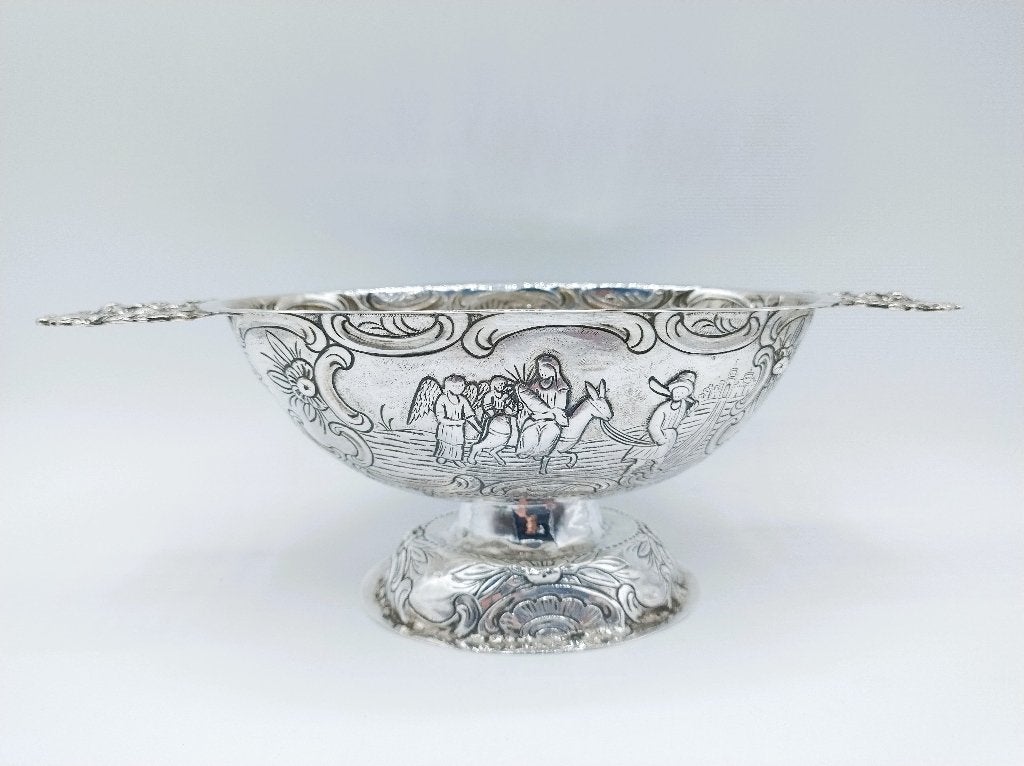 Zilveren brandewijnkom, Leeuwarden, 1804, Antiek en Kunst, Verzenden, Zilver
