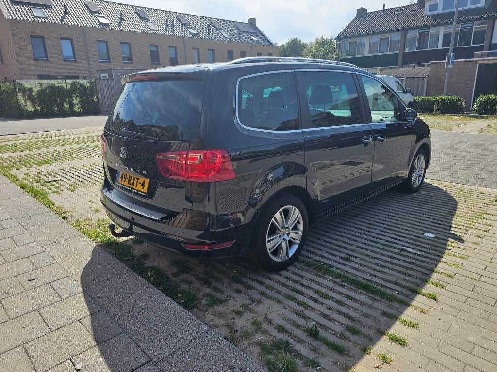 Seat Alhambra 1.4 TSI 110KW 2011 Zwart 7 Persoons, Auto's, Seat, Voorwielaandrijving, Stof, 1800 kg, 4 cilinders