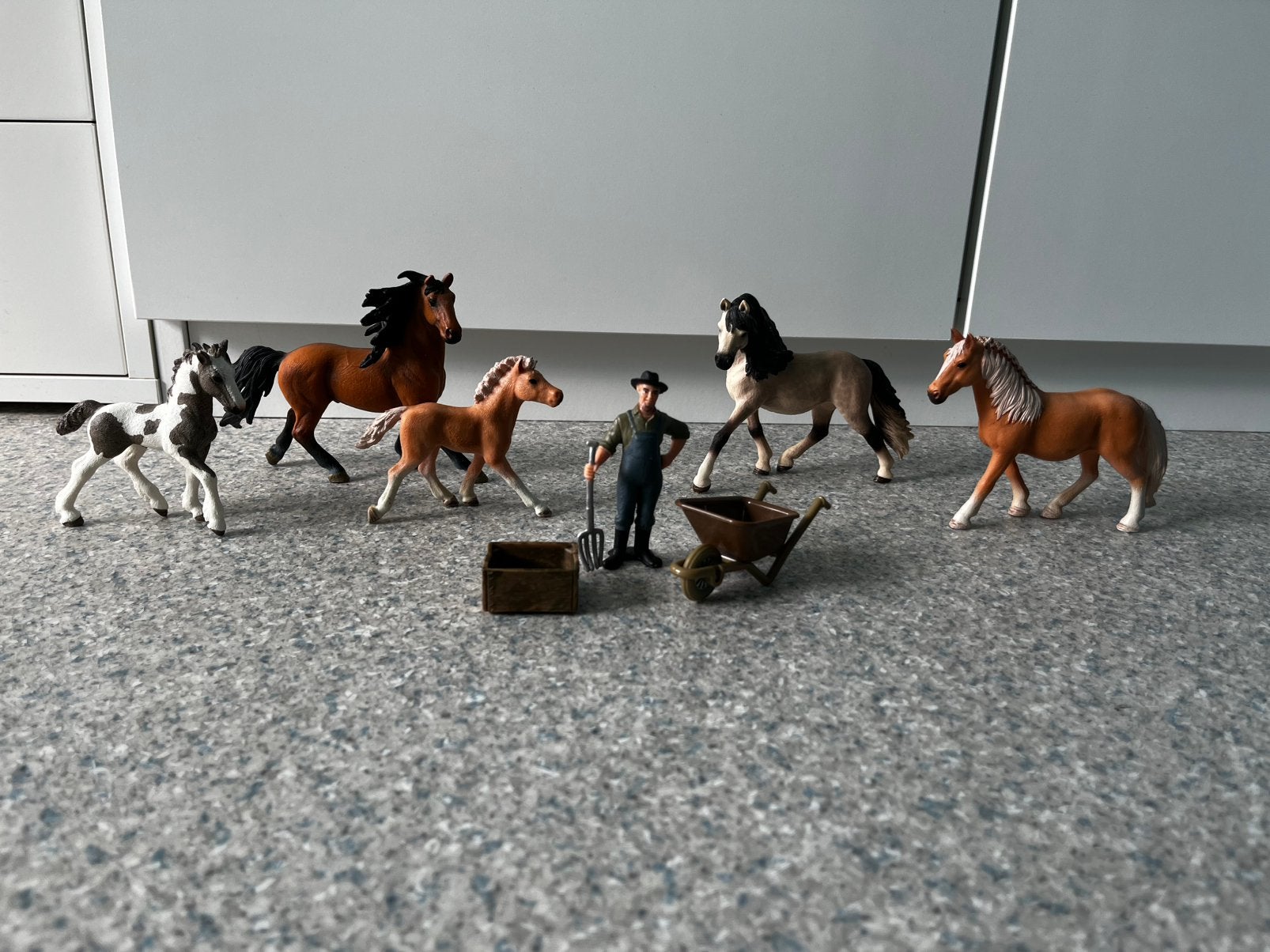 Schleich paarden en boer, Ophalen, Zo goed als nieuw