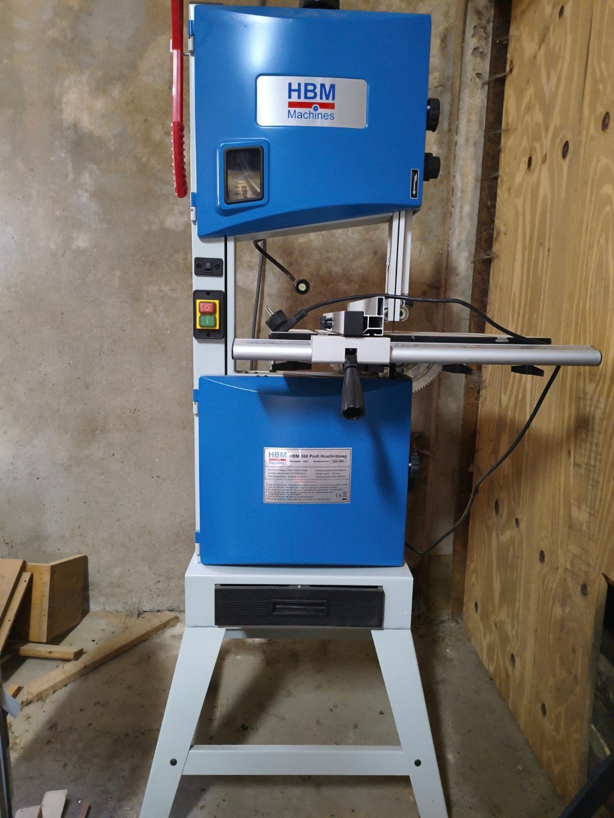 HBM 350 Profi Houtlintzaagmachine