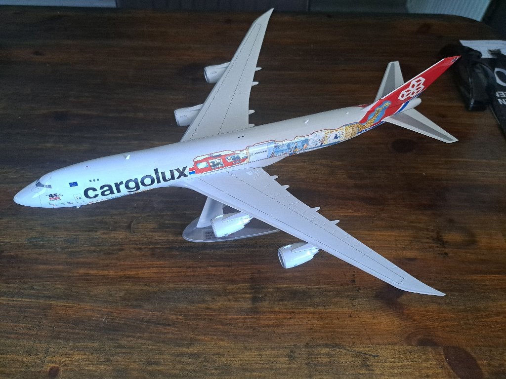 Cargolux Boeing 747-8R7F, Ophalen of Verzenden, Zo goed als nieuw, Schaalmodel