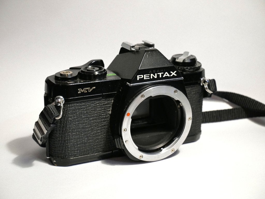 Pentax MV (Defecte lichtmeter), Ophalen of Verzenden, Gebruikt, Spiegelreflex, Pentax