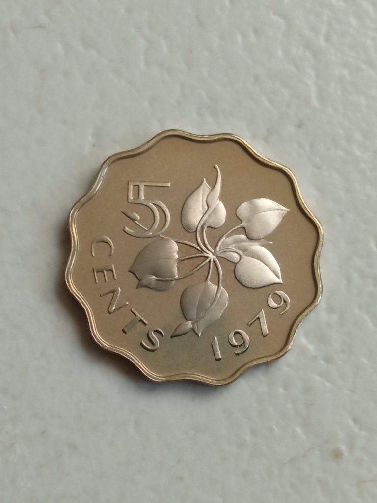 Swaziland 5 cent 1979., Postzegels en Munten, Ophalen of Verzenden, Overige landen, Losse munt
