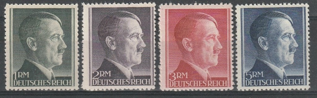 Duitse Rijk Minr 799A/802A ongebruikt, Ophalen of Verzenden, Duitse Keizerrijk, Postfris