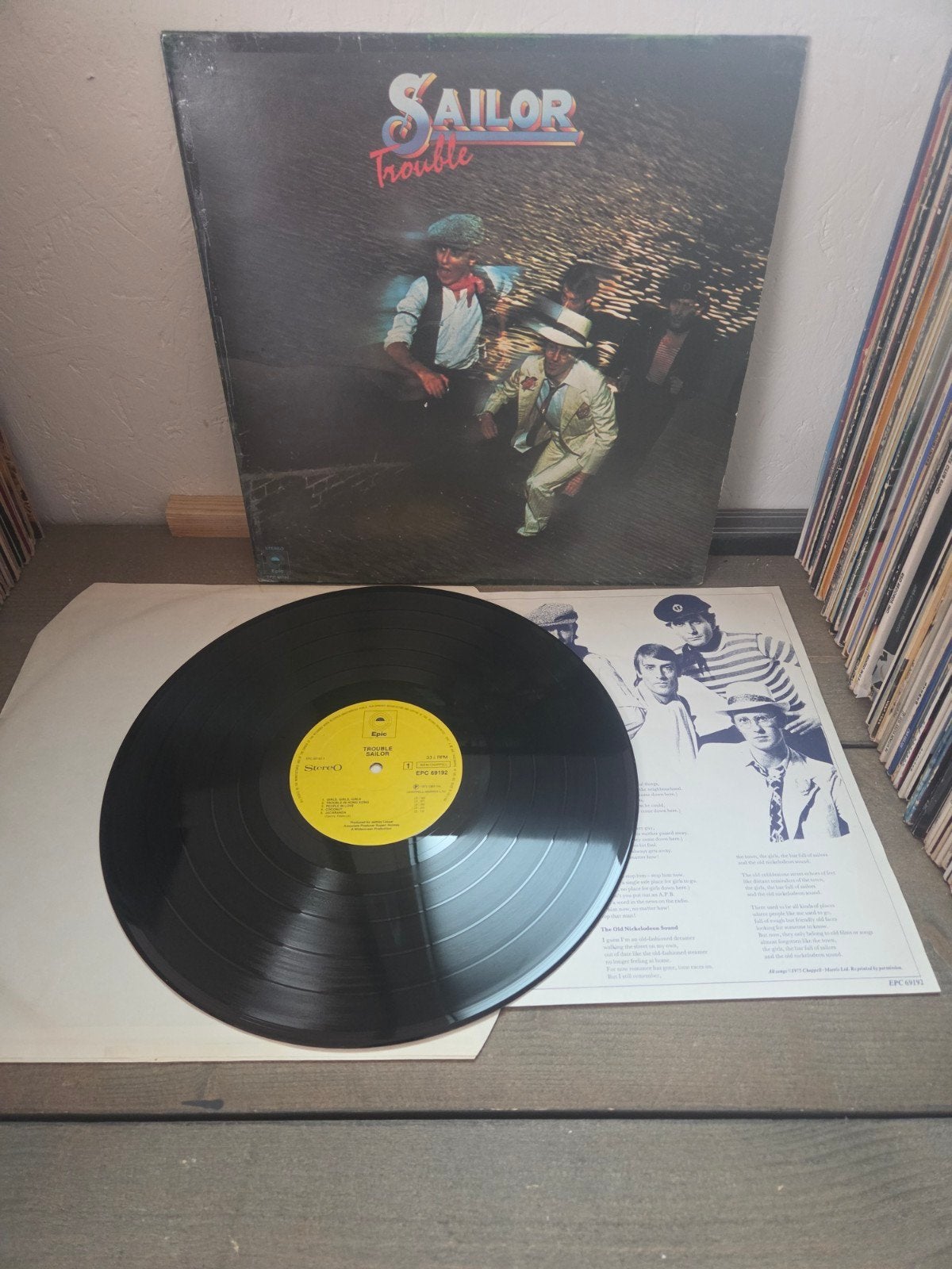 Sailor - Trouble LP (Pop, 1975), LP, Gebruikt, Pop, Ophalen of Verzenden