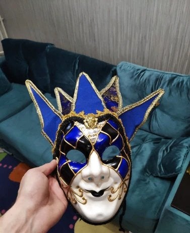 Venetiaans Carnavals Masker Carnaval Venetie Italie, Verzenden, Nieuw, Feestartikel, Carnaval