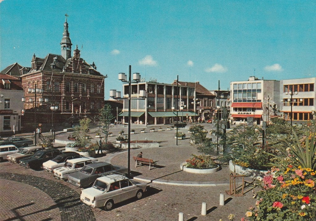 KERKRADE Markt met Auto's Daf Opel Simca, Verzenden, 1960 tot 1980, Ongelopen, Limburg