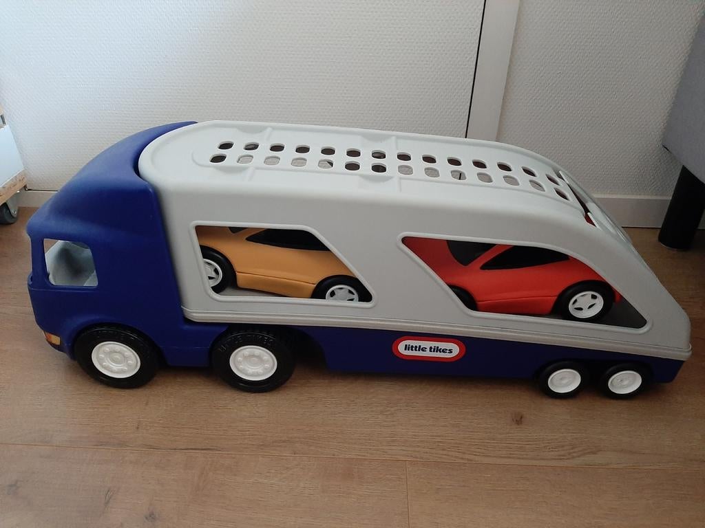 Little tikes autotransporter, Kinderen en Baby's, Speelgoed | Speelgoedvoertuigen, Ophalen, Zo goed als nieuw