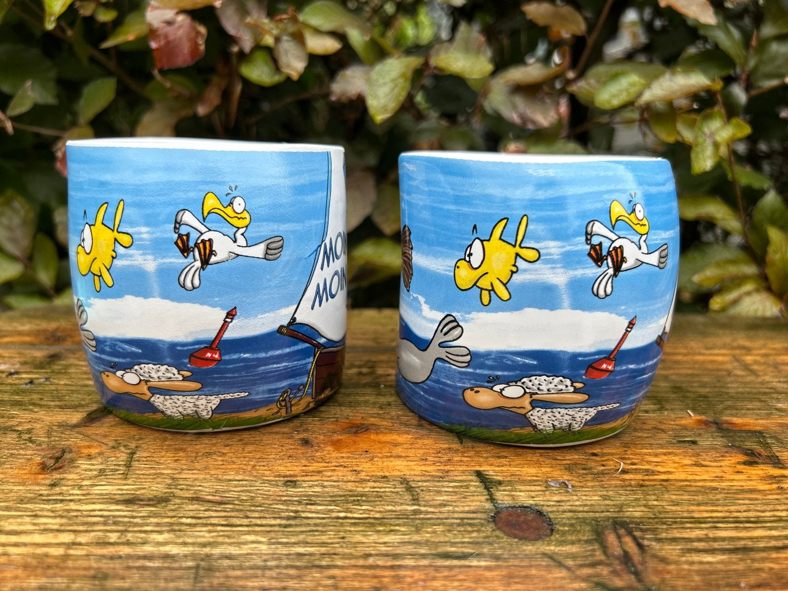 2x Hösti stormbeker, Ophalen of Verzenden, Zo goed als nieuw, Overige stijlen, Kop(pen) en/of Schotel(s)