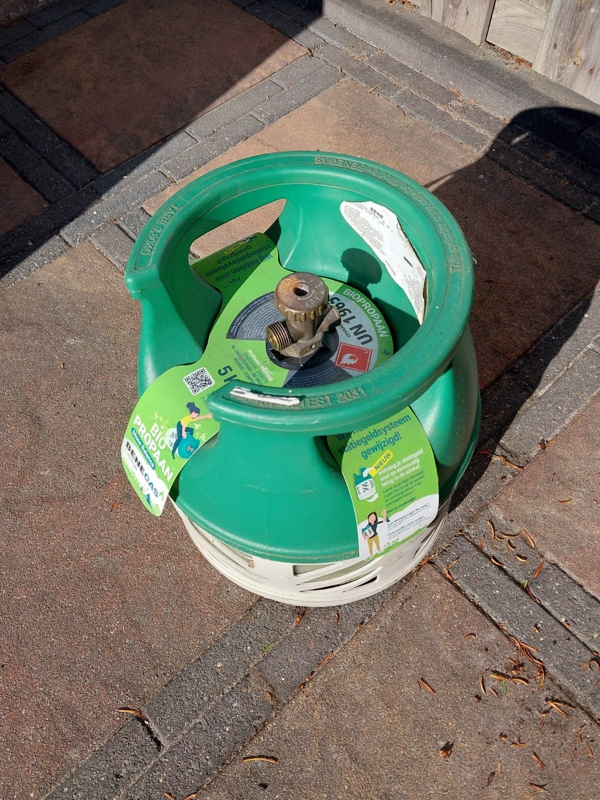 Benegas Bio Propaan Gasfles 5 kg - Nieuw, Ophalen, Nieuw, Benegas