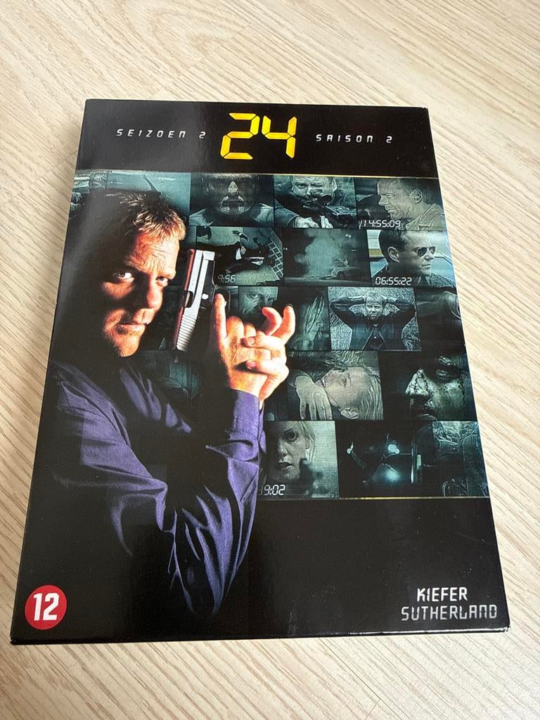 24 Seizoen 2 DVD Boxset - Kiefer Sutherland, Vanaf 12 jaar, Ophalen of Verzenden, Zo goed als nieuw, Actie en Avontuur