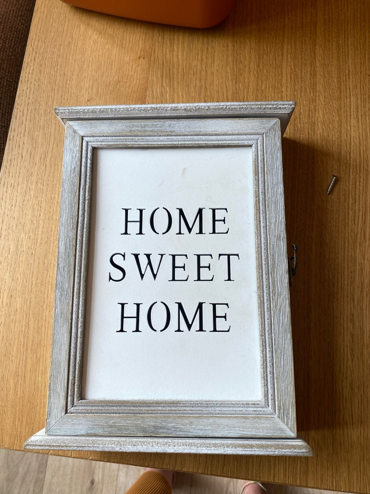 Sleutelkastje 'Home Sweet Home', Hout, Gebruikt, Ophalen of Verzenden, Landelijk