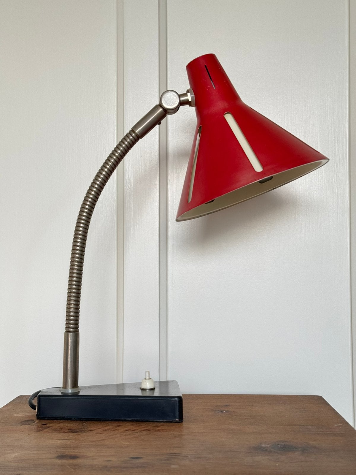 Hala lamp Bureaulamp tafellamp 1950 zonneserie, Huis en Inrichting, Lampen | Tafellampen, Bureaulamp, Gebruikt, Vintage, 42 cm