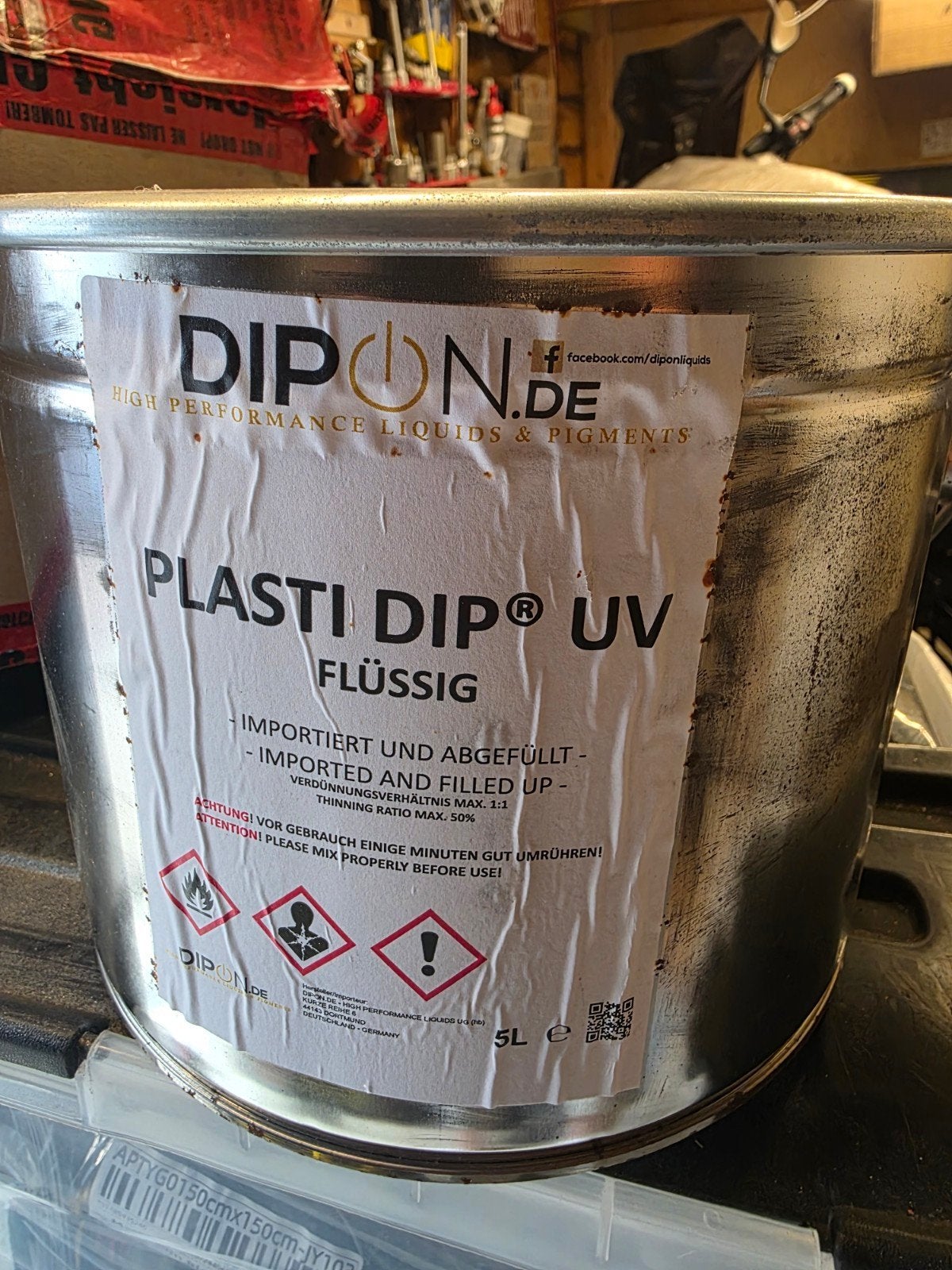 Plasti Dip Gun Metal Grey - 2x 5L blikken, Auto diversen, Ophalen