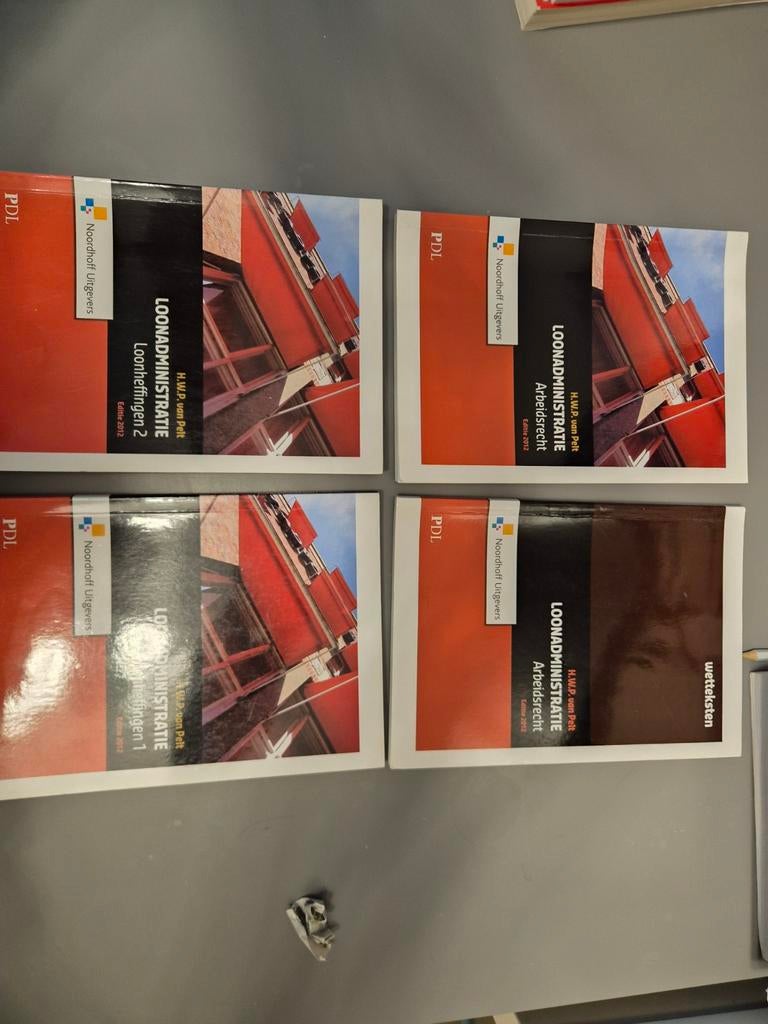 PDL Loonadministratie Boeken (4 delen), Gelezen, MBO, Gamma, H.J.P. van Putten