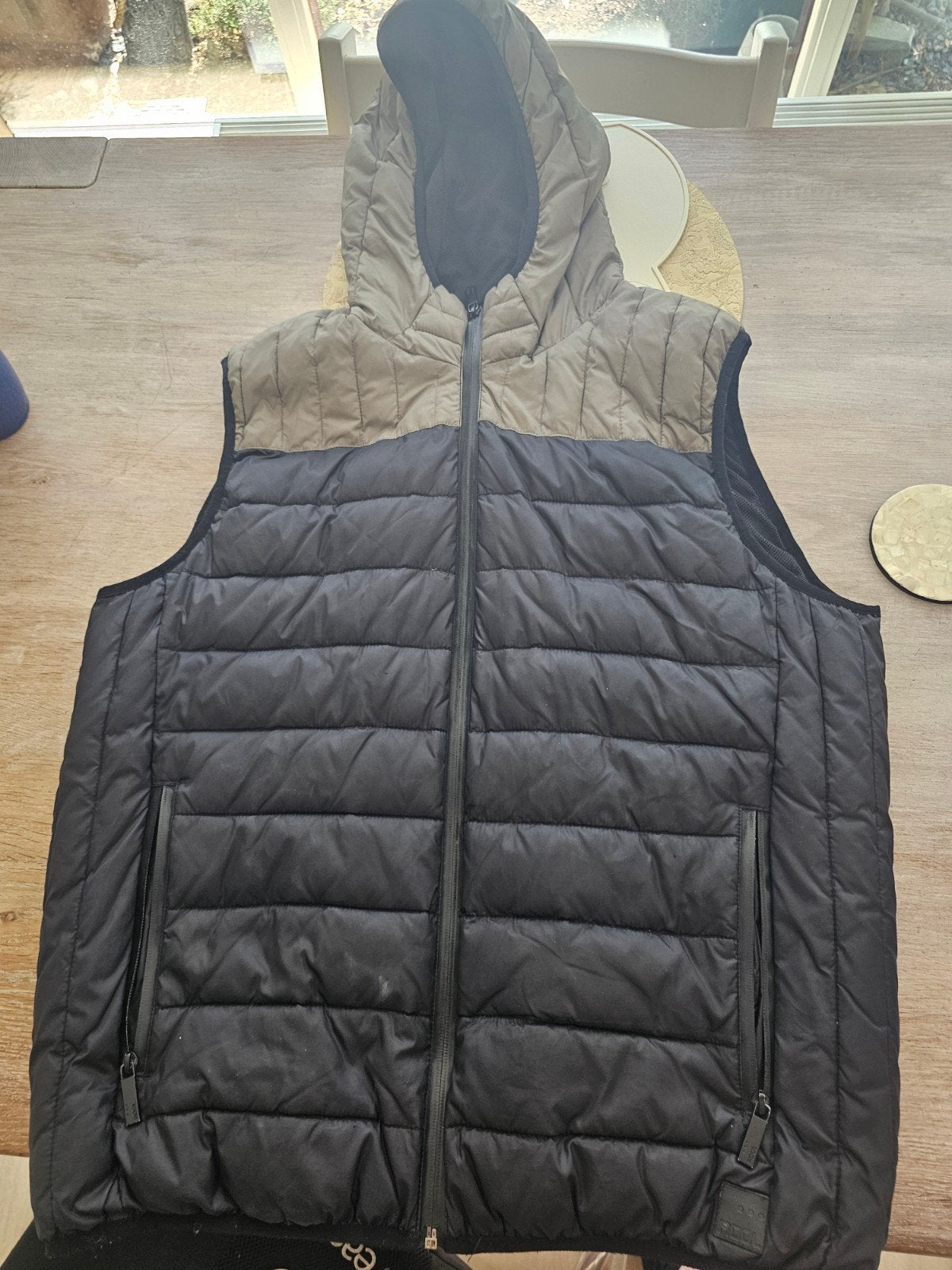 Rool DUVEX BLK Bodywarmer - Zwart/Beige - Maat XL, Kleding | Heren, Bodywarmers, Zwart, Maat 56/58 (XL), Ophalen of Verzenden