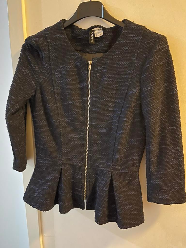 Bijna nieuwe jas, Ophalen, Zo goed als nieuw, Maat 38/40 (M), Zwart