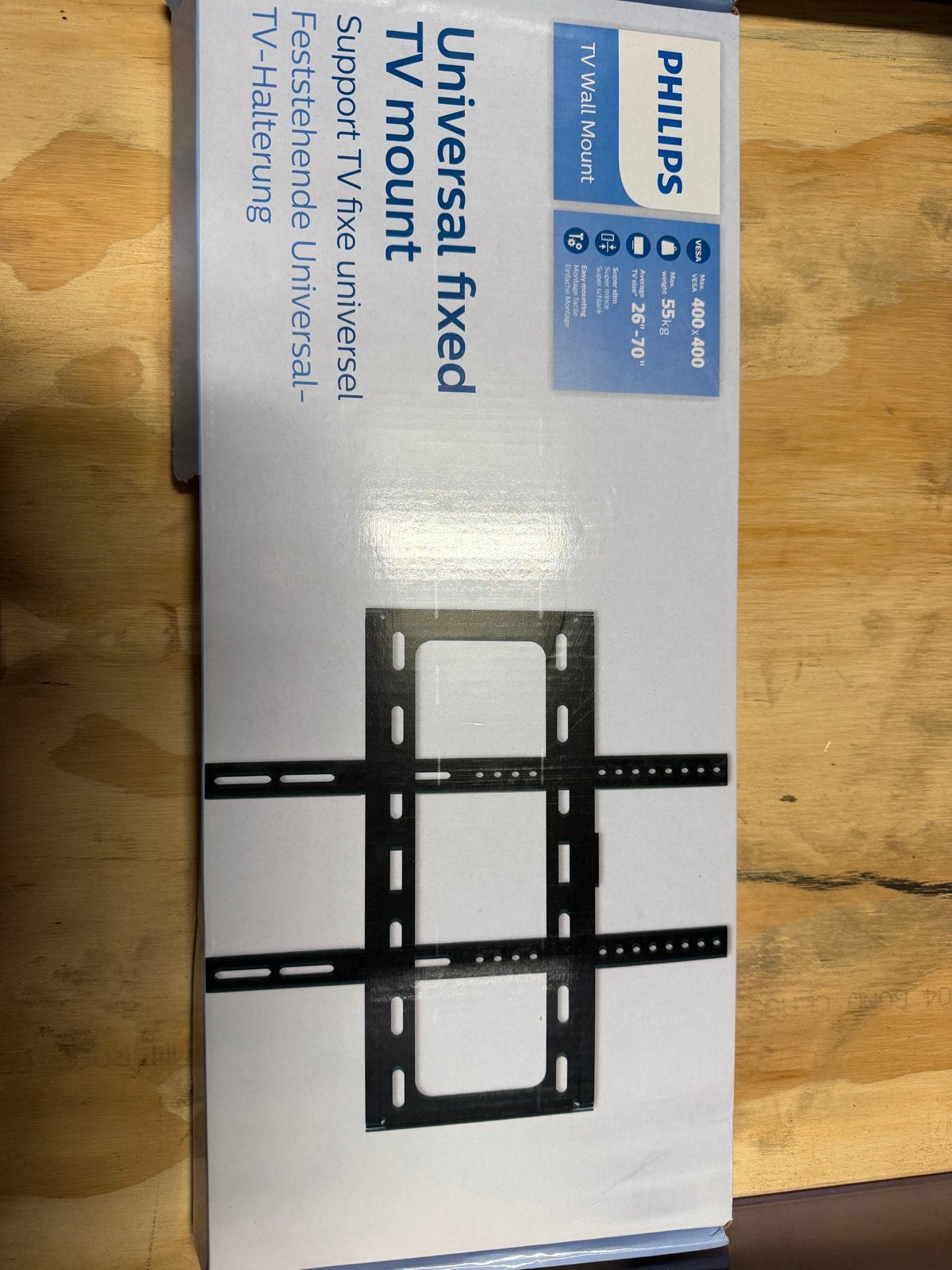 Philips Muurbeugel TV SQM3642/00 - 37 tot 84 Inch, Ophalen of Verzenden, Zo goed als nieuw
