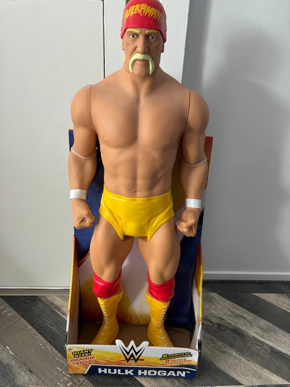 WWE Hulk Hogan Giant Size Actiefiguur - 78.6 cm, Ophalen, Zo goed als nieuw