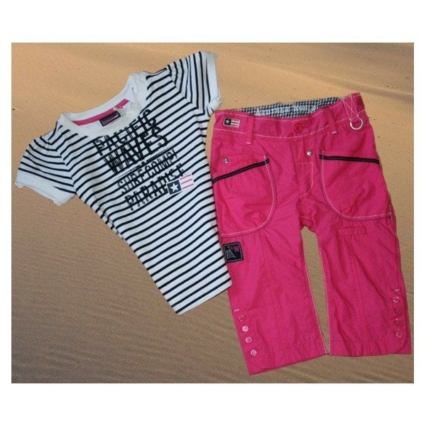 ANOTHER WORLD zomersetje shirt en capri broek maat 152/158, Ophalen of Verzenden, Zo goed als nieuw, Setje, Another World