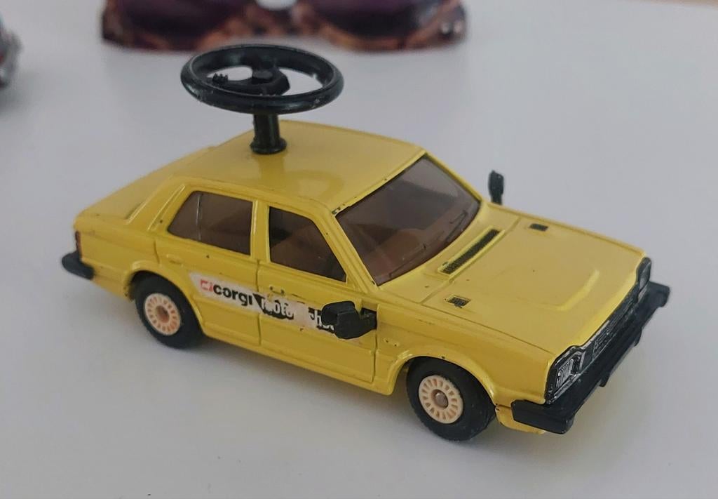 Vintage CORGI 278 Triumph Acclaim HLS rijschool lesauto, Ophalen of Verzenden, Gebruikt, Auto, Corgi