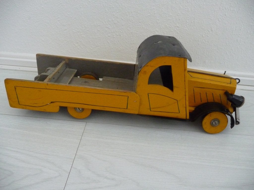 oude houten VRACHTWAGEN - 50-er jaren, Ophalen of Verzenden