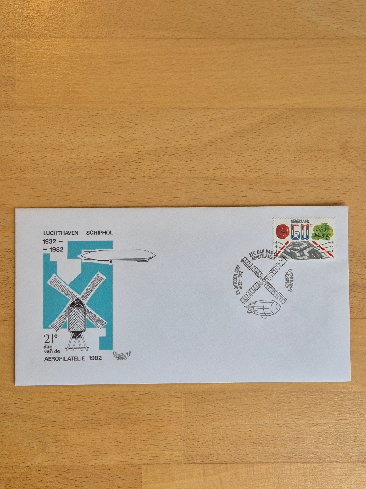 Envelop luchtvaart Schiphol, Ophalen of Verzenden, Envelop