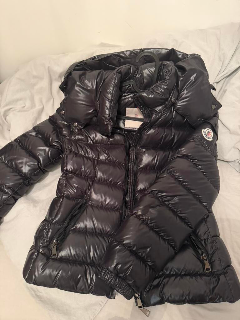 Dames moncler jas, Ophalen of Verzenden, Zo goed als nieuw, Maat 34 (XS) of kleiner, Zwart