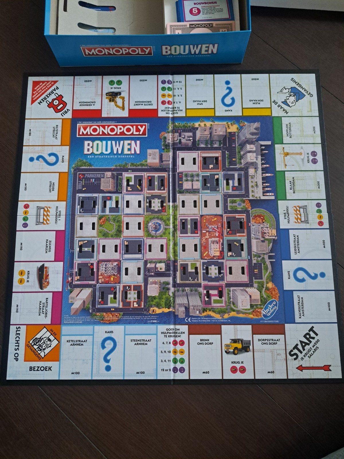 Monopoly Bouwen - nieuw, Drie of vier spelers, Ophalen of Verzenden, Zo goed als nieuw, Hasbro