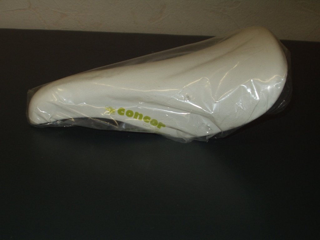 Zadel NOS Selle San Marco Concor Vintage Wit 80s saddle, Leer, Nieuw, Ophalen of Verzenden, Oldtimerfiets