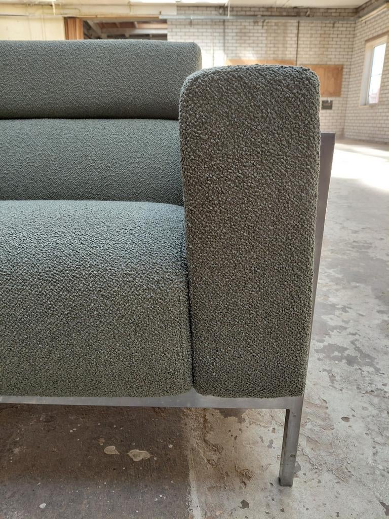 Harvink Kadanz Forum | 3 zitsbank | Groen bouclé, Info@andriesign.nl, Driepersoons, 75 tot 100 cm, Ophalen of Verzenden