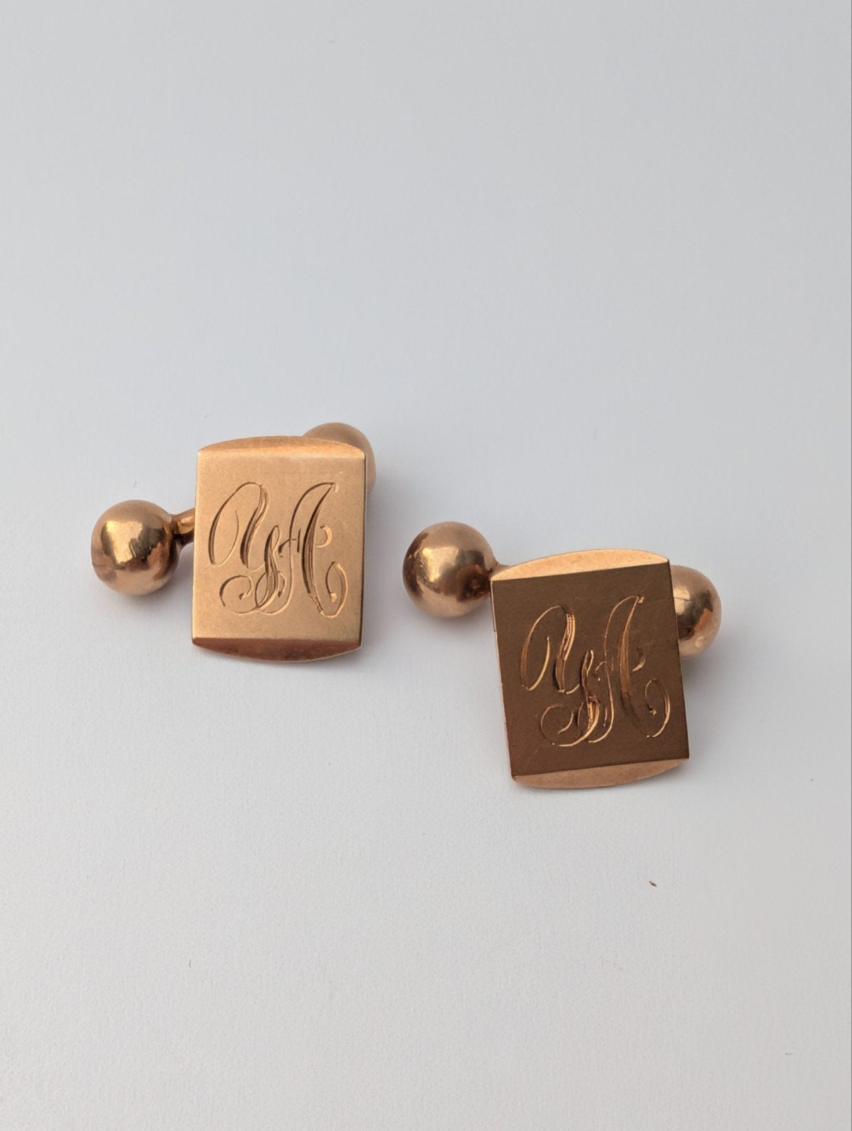 14 kt Gouden Manchetknopen, Ophalen of Verzenden