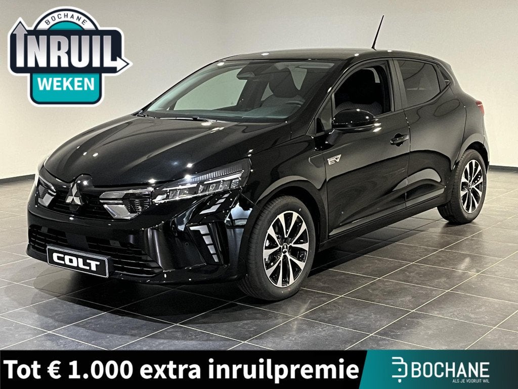 Mitsubishi Colt 1.6 HEV Intense | Voorraad voordeel | 8 jaar, Auto's, Mitsubishi, Stof, Euro 6, Bedrijf, Nieuw