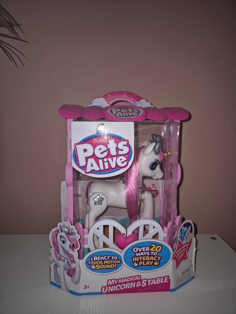 ZURU Pets Alive My Magical Unicorn & Stable - Nieuw, Ophalen of Verzenden, Nieuw, Meisje