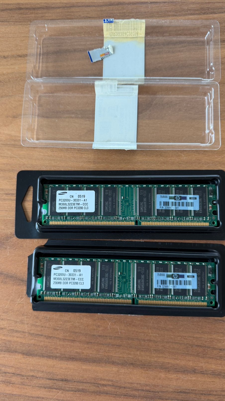 samsung ram 256mb ddr pc3200 cl3, Computers en Software, RAM geheugen, Ophalen of Verzenden, DDR, Desktop, Gebruikt