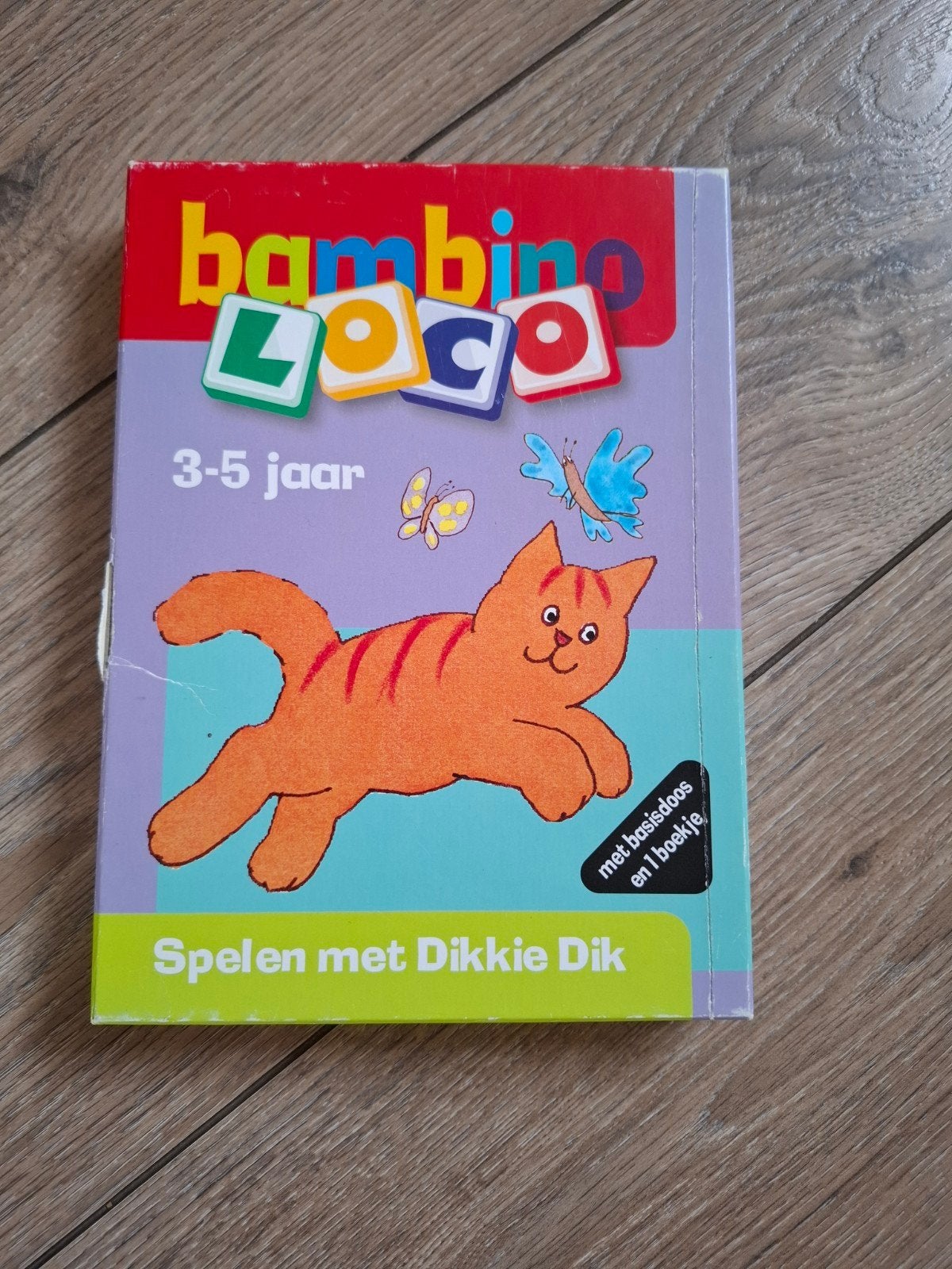 Bambino Loco Dikkie Dik + 2 Woezel en Pip boekjes, Ophalen, Zo goed als nieuw, Puzzelen